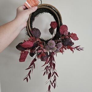 NEW Ashland Mini‎ Fall Burgundy Wreath 16 x 22 in